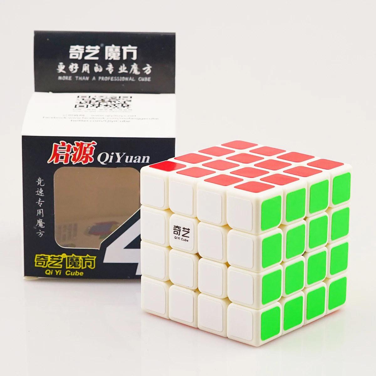 Qiyi Neo Cube 4x4 5x5x5 Cubo Magico Qizheng S волшебный куб 5x5 Stickerless 4*4 4x4x4 кубический антистресс куб игрушки для детей - Цвет: 4x4 cube-White