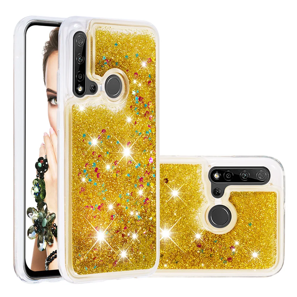 

Quicksand Liquid Phone Cases For Huawei Honor 10i 8A S P20 Lite Y9 Y7 Y6 Pro Prime P Smart Nova 5i Case Luxury Glitter TPU Cover