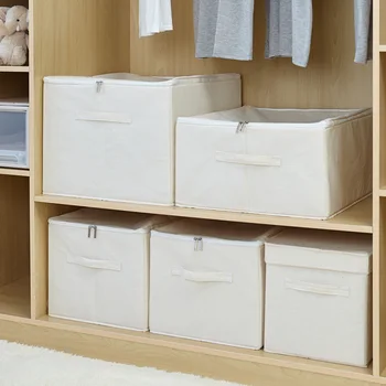 

Sorting Bags Canvas Fabric Covered Storage Box g