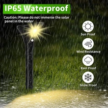 

LED Solar Powered Lawn Light IP65 Waterproof 2 Lighting Mode Solar Spike Light Outdoor Landscape Lawn Lamp For Yard Garden
