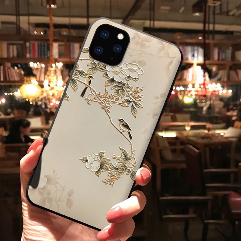 3D рельеф с тиснением и изображением ТПУ для мобильного телефона xiao Mi 10 Redmi Note 7 8 6 5