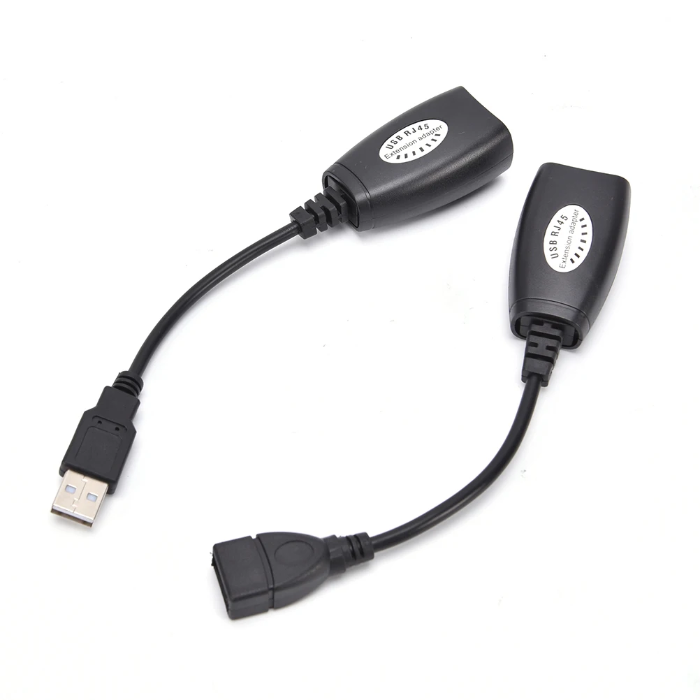 Адаптер-удлинитель USB к RJ45 подключается сетевому кабелю Ethernet CAT5E кабель для