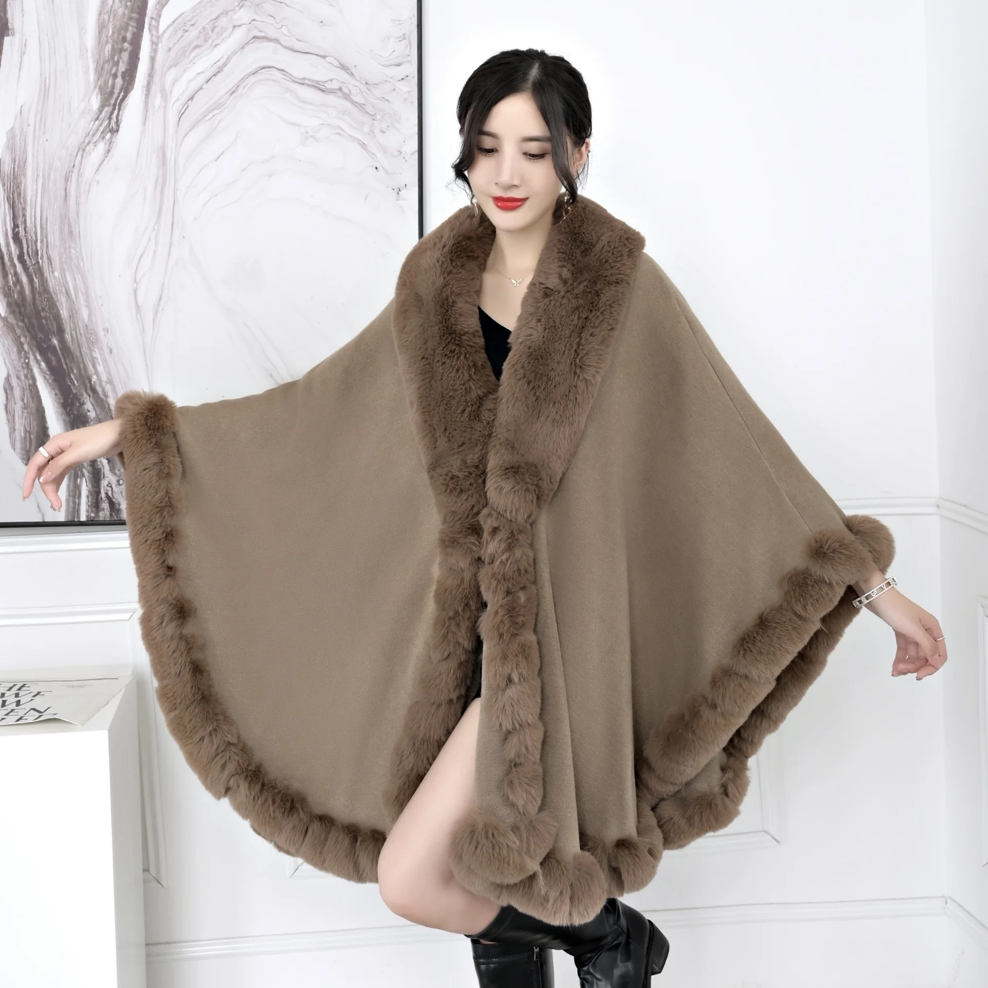 NWT! Magaschoni cashmere wrap/poncho 