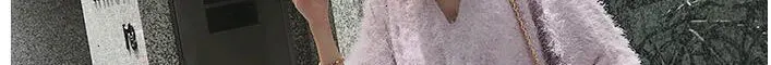 Шифоновый тканевый пуловер с v-образным вырезом и рукавами летучая мышь с кисточками свободное Широкое Платье Весна-лето vestido Y838