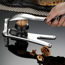 Nut Opener Cutter gadżety 2 w 1 szybki kasztan klip orzech szczypce Metal dziadek do orzechów Sheller narzędzia kuchenne nóż ze stali nierdzewnej