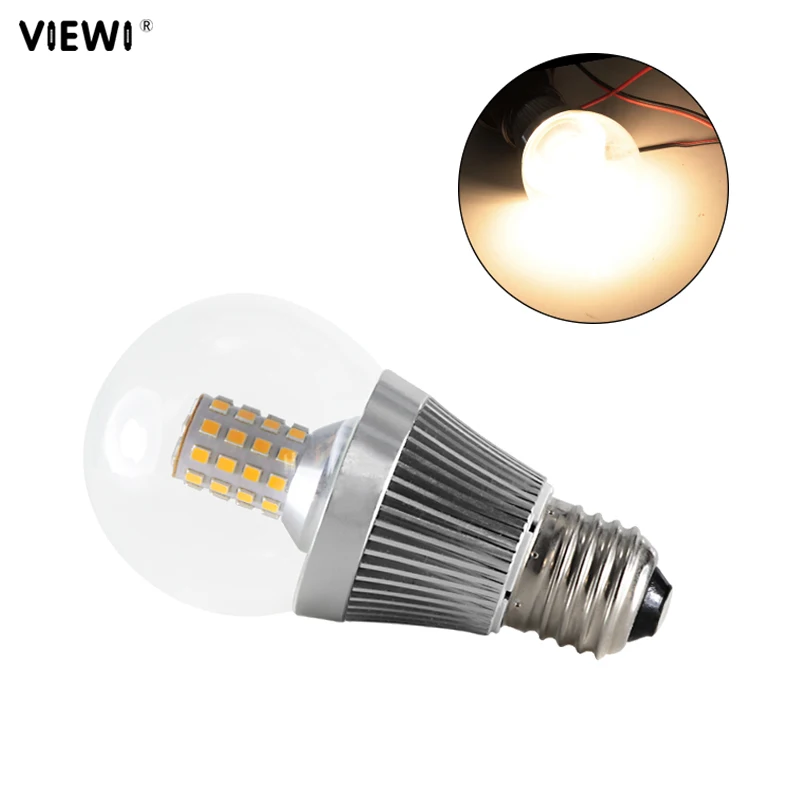 Лампара led e27 E14 B22 Dc 12V 24v 36v 48v 60v 8W Супер лампочка лампа низкого напряжения энергосберегающая лампа 2835 Чип E 27 14 домашние фонари