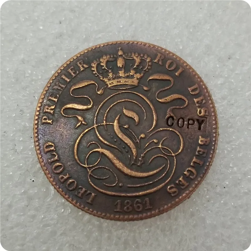 1861 5 CENTIMES 1860 1835 1811 1861 Бельгия 5 сантимов копия - Цвет: 1861 5 CENTIMES
