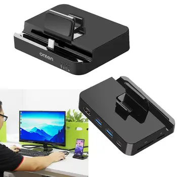 

New Type C Adapter to 4K HDMI USB 3.0 Hub Charger For Samsung Galaxy S8 S9 Note8