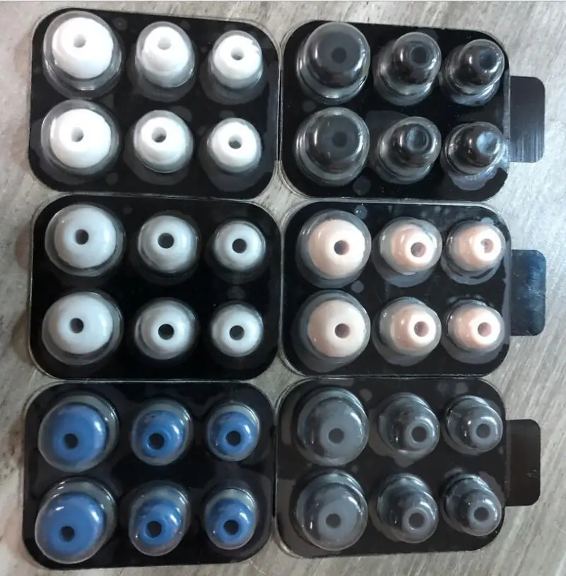 XRHYY Сменные Wingtips & Eartips набор мягких Противоскользящих Earpads наушники крючки для