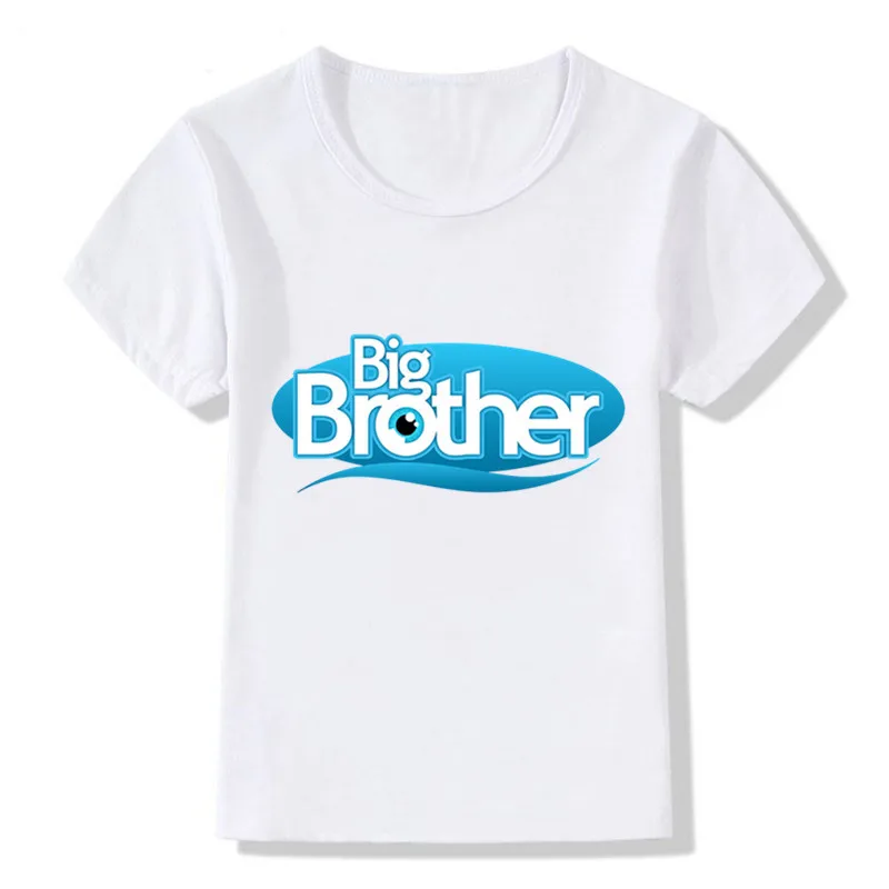Забавная Футболка с принтом «T'm The Big Sister» топ с короткими рукавами для девочек, KT-1968