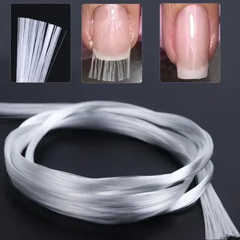 Online 3 Größen Fiberglas Nagel Erweiterung Glas Fibernails Faser Nagel Silk Verlängerung Set Falsche Nagel Acryl Tipps Nagel Formen Salon
