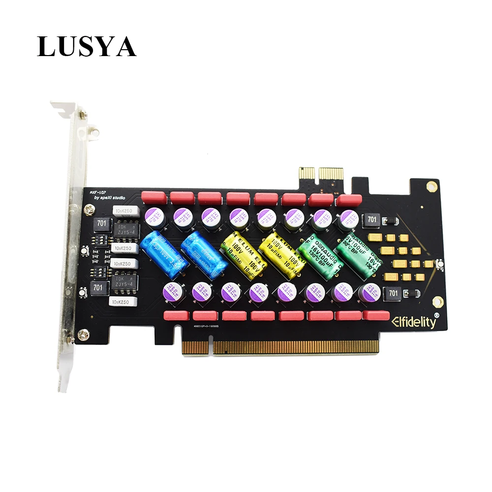 Lusya Мощность очистки Hi Fi ПК аудио фильтр изолятор питания для PCI / E бит I4