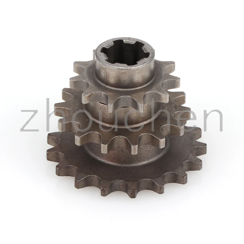 Front Gear Box Sprocket T8F 11T 14T 17T 20T Pinion Sprocket Chain Cog Metal For 47cc 49cc Minimoto ATV Mini Bike Moped Scooter