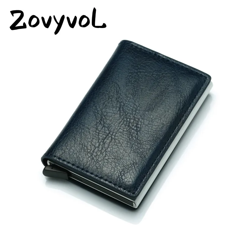 Маленький кожаный тонкий кошелек Zovyvol 2020 мини кошельки держатель для Карт Rfid