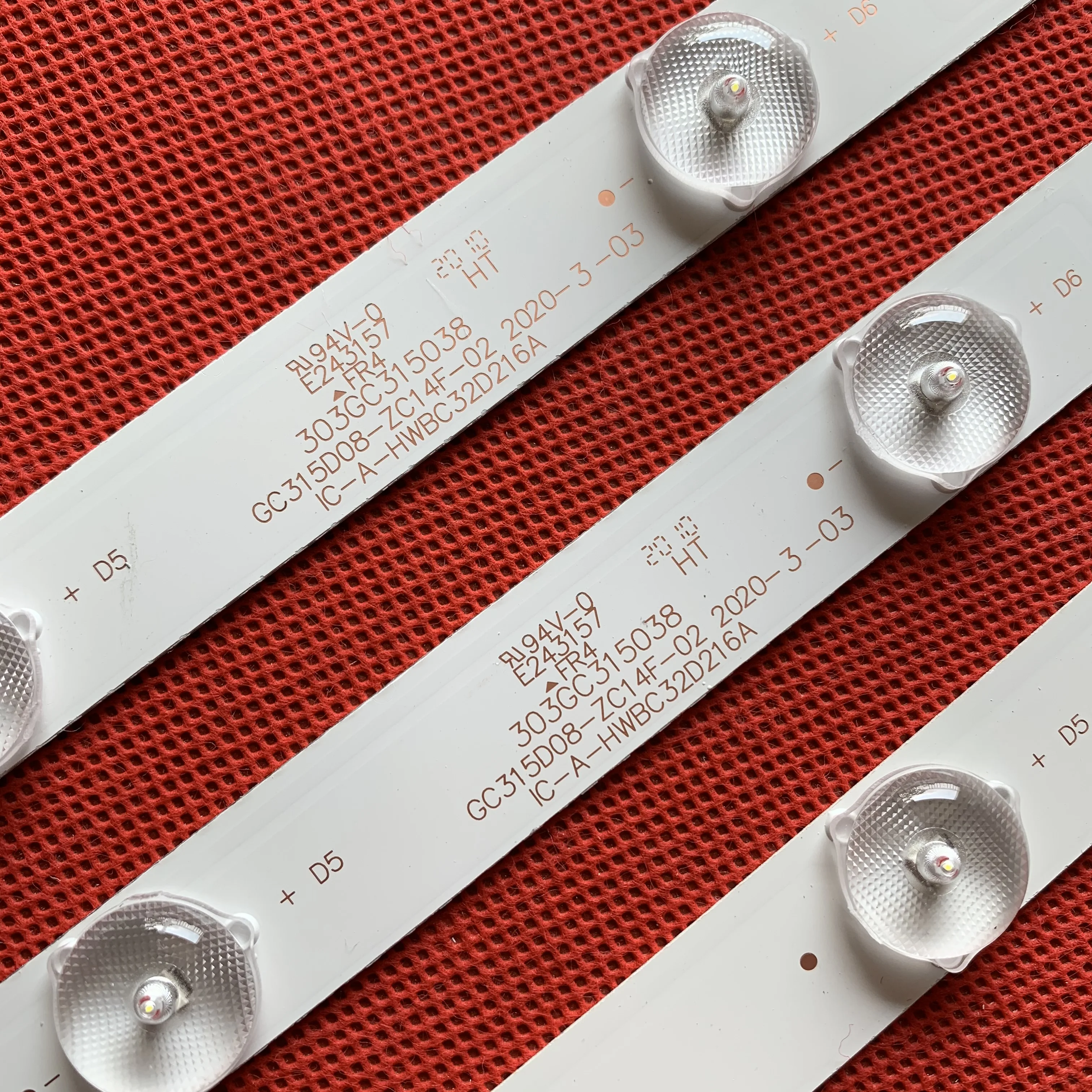 Led Backlight Strip 8 Lampforp Hilips 303gc315038/9 Gc315d07/8  