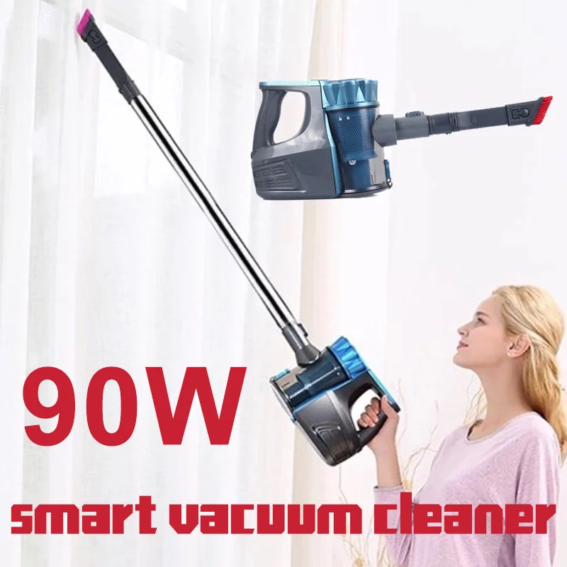 

Hand Push Sweeper Handheld Vacuum Cleaner Cordless Vacuum Cleaner Creative Lightweight Large Suction 2 in 1 8000 Pa