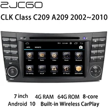 

Car Multimedia Player Stereo GPS DVD Radio Navigation Android Screen for Mercedes Benz CLK Class C209 A209 CLK200 2002~2010