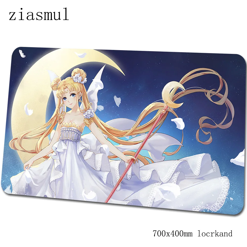 Коврик для мыши sailor moon, геймер, 700x400x3 мм, игровой коврик для мыши, xl, коврик для стола, 3d коврик для мыши, игры для ПК, геймерские коврики, геймпад - Цвет: Size 700x400x3mm