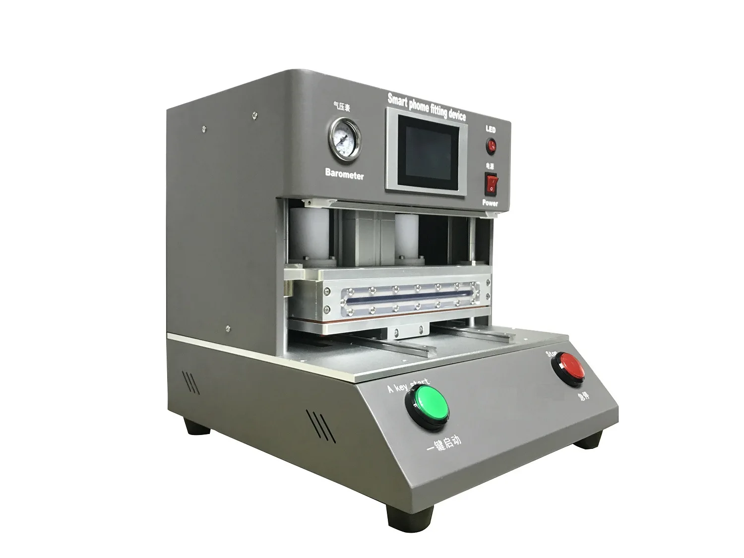US $819.72 Machine Screen Pressing Machine Fitting AllInOne Machine Automatic Defoaming Machine Screen Blasting Repair BOZAN F191 AC220V