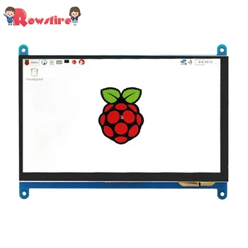 

LCD Touch Viewing Screen With HDMI Cable And USB Cable For Raspberry Pi 3B+/3B/2B 7-Inch HD 800*480 Touch Display Screen