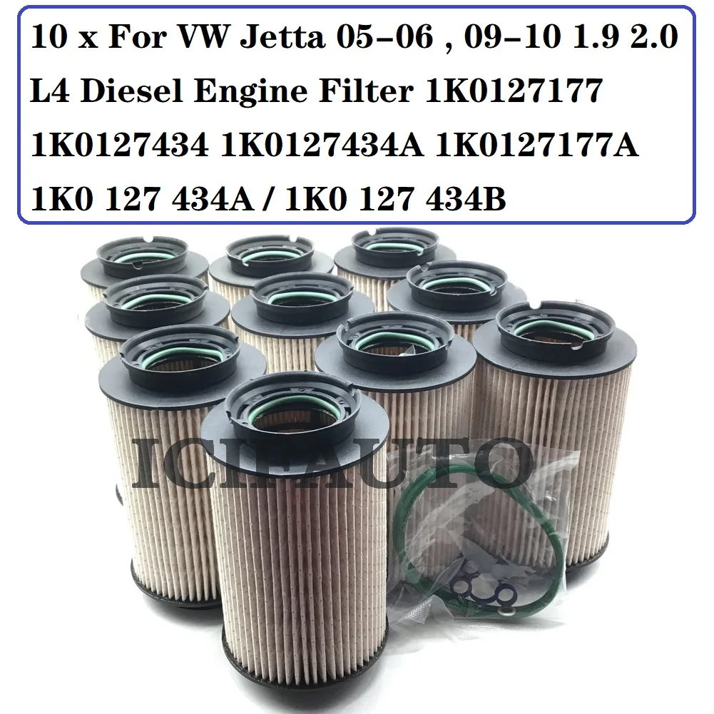 Фильтр Дизельного двигателя для VW Jetta 05-06 09-10 1 9 2 0 L4 1K0127177 1K0127434 1K0127434A 1K0127177A 1K0 127 434A /