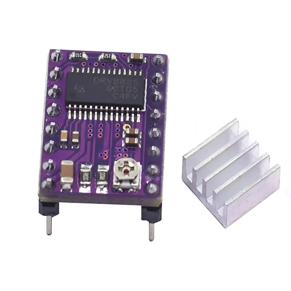 DRV8825 Драйвер шагового двигателя бесшумный драйвер StepStick Ramps 1 4 Reprap PCB модуль с