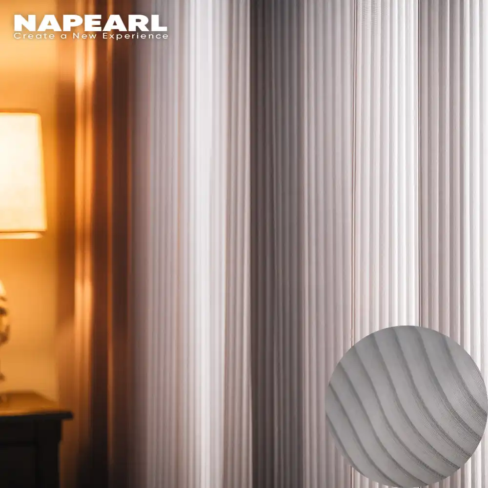 Napearl 1 Piece Stripe Design Tulle Elegant Modern Curtains For Bedroom Windows Living Room Home Decor All Match Simple Curtains Aliexpress