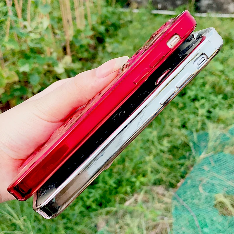 10 шт. для iphone XS max гальванический губы динамичный, жидкий песок чехол для телефона чехол для iphone 7 Plus для iphone 8 задние чехлы