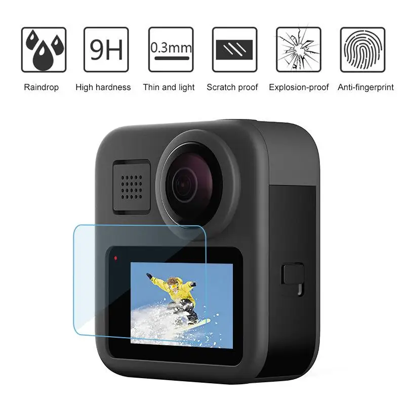 Yiwa для GoPro Max ЖК экран протектор Закаленное стекло Защитная пленка r30|Чехлы