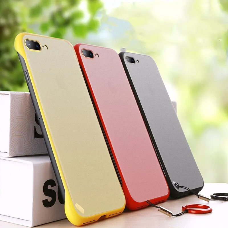 Роскошный Бескаркасный Прозрачный чехол для телефона для iPhone X 7 8 Plus, чехол XS Max XR с кольцом для пальца, подставка, чехол s для iPhone XS