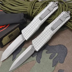 Couteau multi couteaux de Camping MT OTF T/E D/E D2, lame lave pierre manche en aluminium Frag Clip de poche à motifs, outils de survie pour fruits de cuisine 
