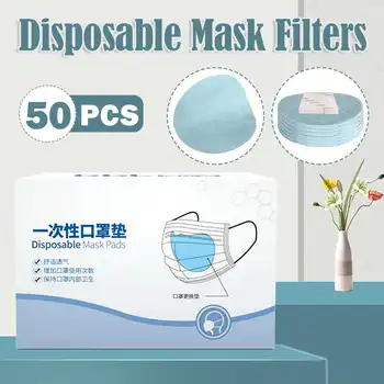 

250/150/50pcs Mouth Face Mask Filter Pad Disposable Anti Pollution Dustproof Breathing Safety Mouth Caps Suitable for all Masks
