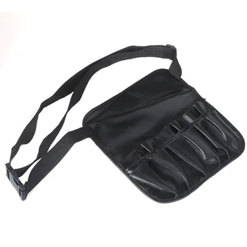 

PVC Cosmetic Makeup Brush Apron with Artist Belt Strap Professional Bag Pro Make Up Tools Holder Bag for Brushes