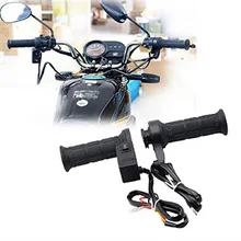 Руль мотоцикла 22 мм Электрический ручной нагрев Литые ручки с регулируемой температурой мотоцикл электрическая ручка 12 В