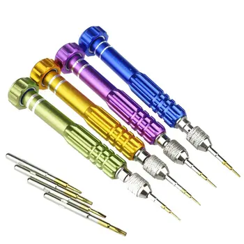 

5 in 1 Repair Open Tools Kit Screwdrivers Set For Men Watch Ferramentas Para Relojoeiro Watchmaker Tools