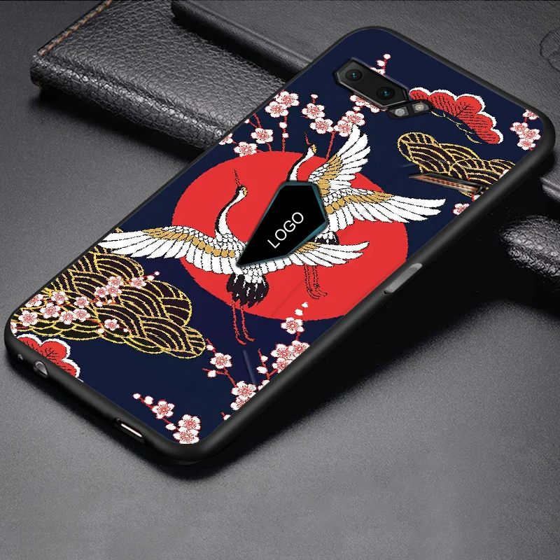 Чехол для ASUS ROG Phone II, чехол Phone2 ZS660KL, силиконовый чехол, задняя крышка для ASUS ROG Gaming Phone, 2 мультяшных узорных чехла