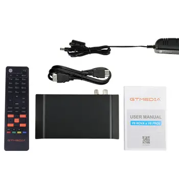 

GTmedia V8 Pro 2 Receptor DVB-S2 DVB-C DVB-T2 Built-in WiFi H.265 Support IPTV PowerVu DRE &Biss key Satellite TV Receiver 1080P