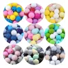 BOBO.BOX 20Pcs Silicone Beads 9MM Round Beads DIY Baby Pacifier Chain Pendant BPA Free Eco-friendly Baby Teether Toy Accessories 1