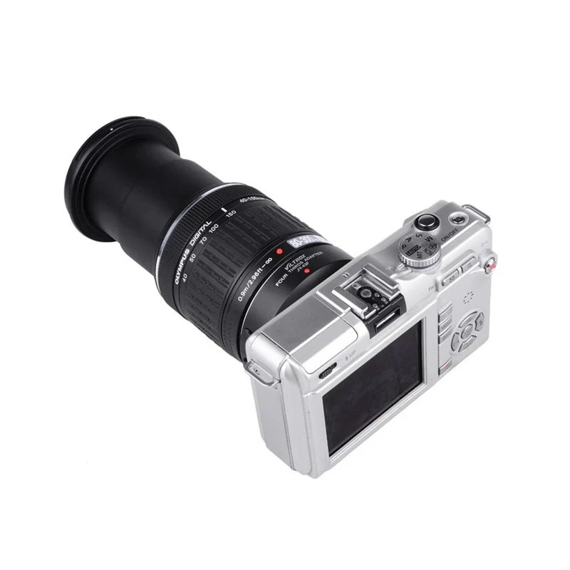 VILTROX JY-43F AF Focus Автофокус переходное кольцо Металлическое Крепление для объектива 4/3 на мини M4/3 Крепление камеры для Olympus E-PL1 PL2 PL3 E-P1