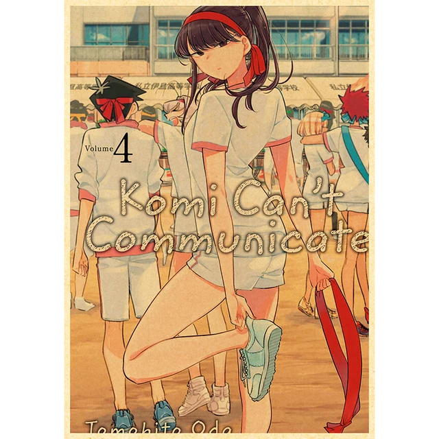 Komyushou Desu Posters Anime Komi Cant Communicate Poster Kraft Paper Vintage Home Room Art Wall Stickers 9