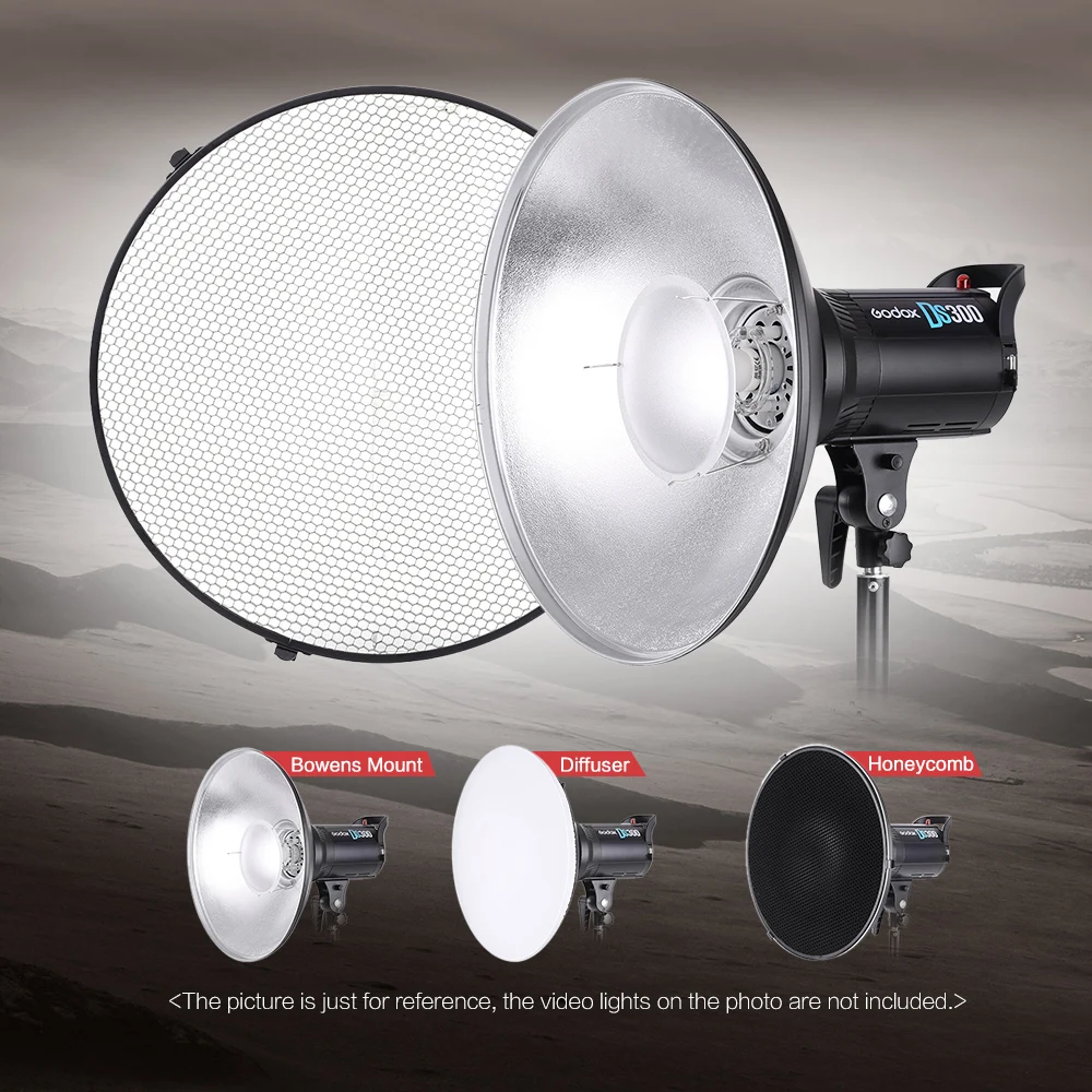 55 см косметический отражатель стробоскопический светильник ing Honeycomb для Bowens Mount Speedlite Photogrophy светильник аксессуары для студии