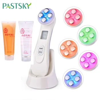 

5in1 Radiofrequency Facial Mesotherapy RF&EMS Face Beauty Radio Frequency LED Photon Skin Firming Rejuvenation Wrinkle Remover