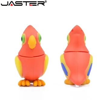 

JASTER USB flash drive cute cartoon colorful bird U disk mini pen drive cute firebird pen drive 4GB 8GB 16GB 32GB 64GB pendrive