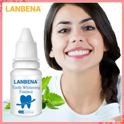 LANBENA гель для отбеливания зубов Антибактериальная эссенция гигиена полости рта Очищающая сыворотка удаляет пятна Отбеливание зубов