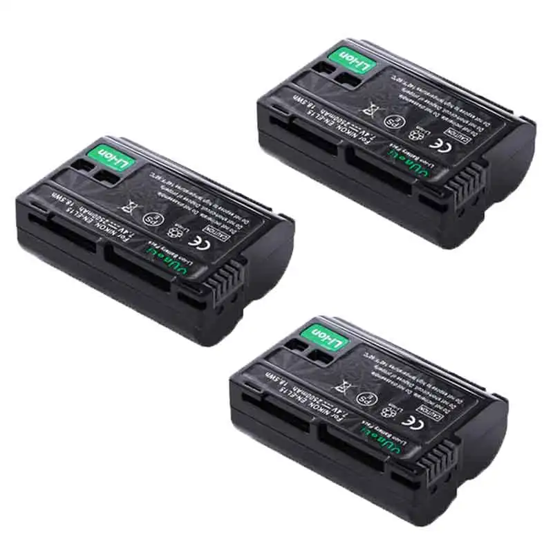 EN-EL15 RU EL15 ENEL15 Rachargeable литий-ионный аккумулятор Батарея для Nikon D600 D610 D600E D800 D800E D810 D7000