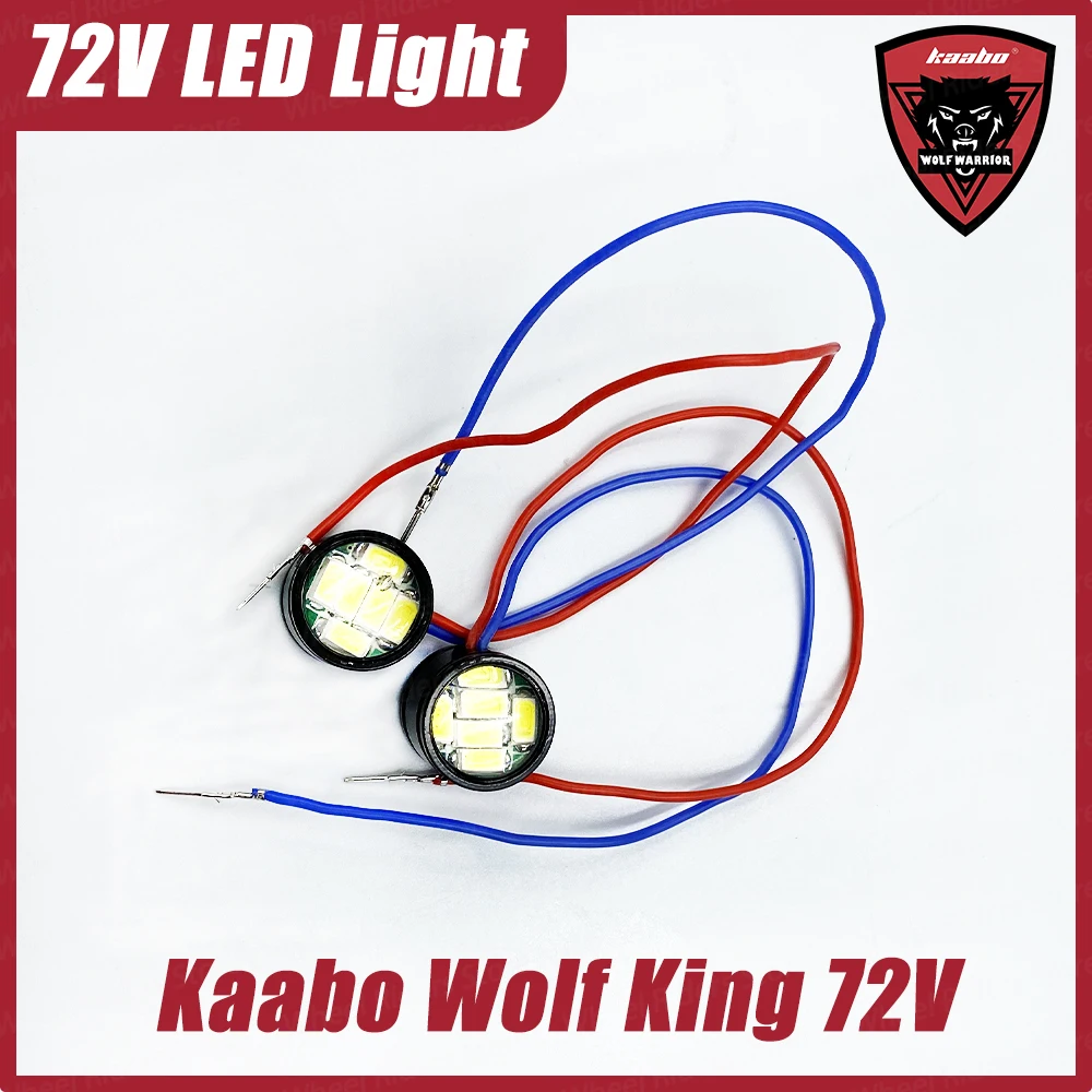 Kaabo Wolfking Original 72v Led Spotlight Pedal Lights Wolf Warrior