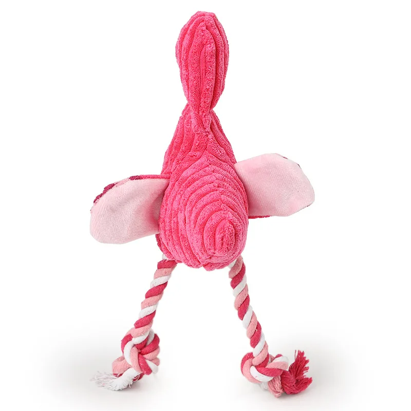 SUPREPET Горячая игрушка для домашней собаки жевательно-кусательная игрушка мягкие розовые мягкие Фламинго пищалка собака жевательная игрушка для маленьких и крупных собак товары для щенков