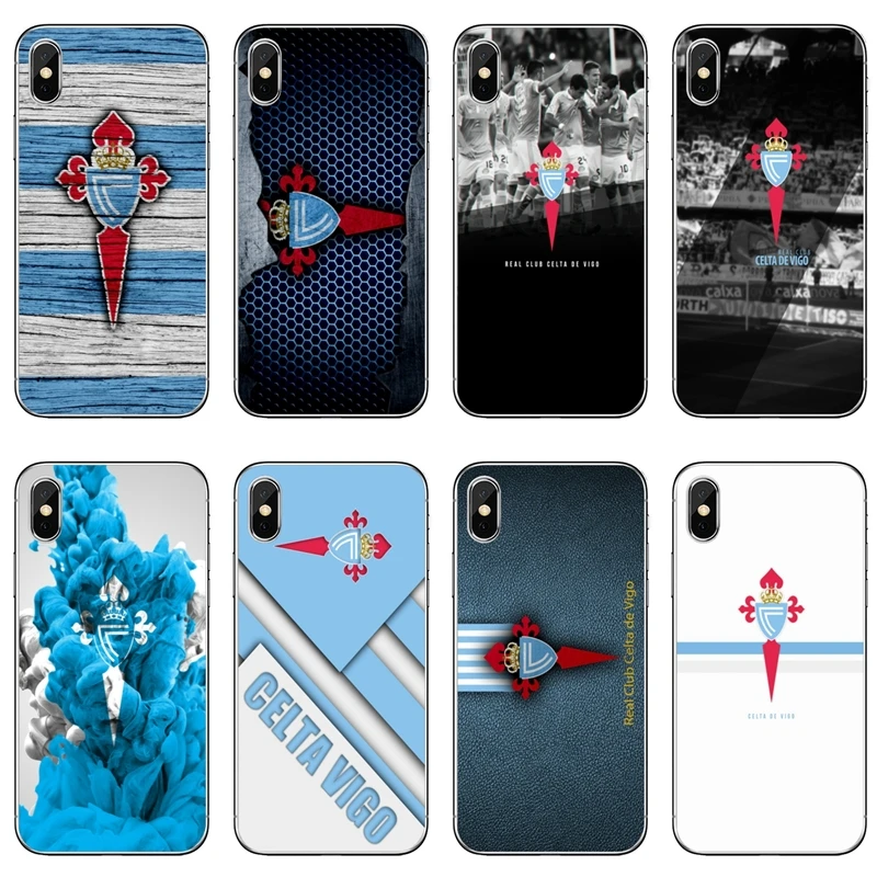 

For iPhone XR X XS Max 8 7 6s 6 plus SE 5s 5c 5 iPod Touch Spanish football club celta de vigo Accessories phone case
