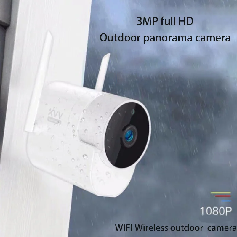 Mijia 180 градусов панорамная домашняя ip-камера безопасности Wi-Fi Крытая наружная Водонепроницаемая камера ночного видения день и ночь Full HD камера s