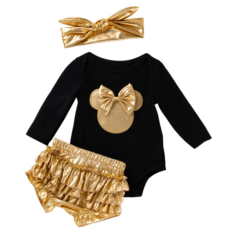 black and gold baby tutu skirt